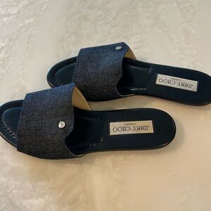 Jimmy Choo denim sandals